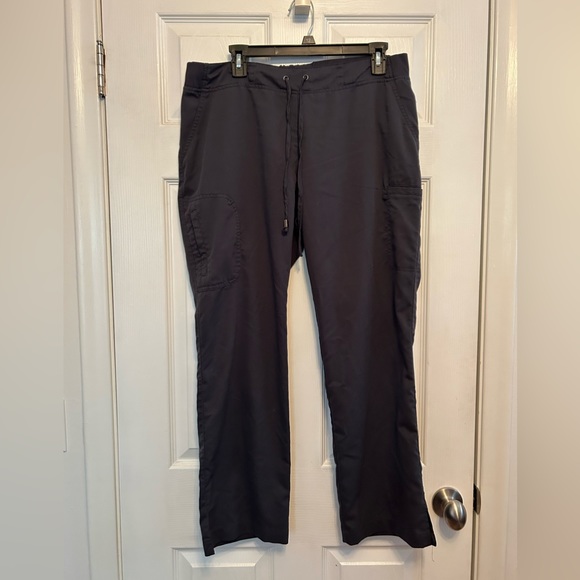 Grey’s Anatomy ladies size large scrub pants, dark gray. - Picture 1 of 3
